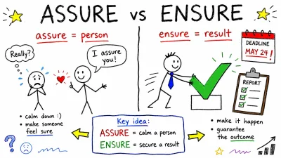 assure·ensure·insure 차이 — 헷갈리는 '슈어 삼형제' 한 번에 정리