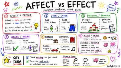 affect vs effect — 한국인이 헷갈리는 비슷한 영어 단어