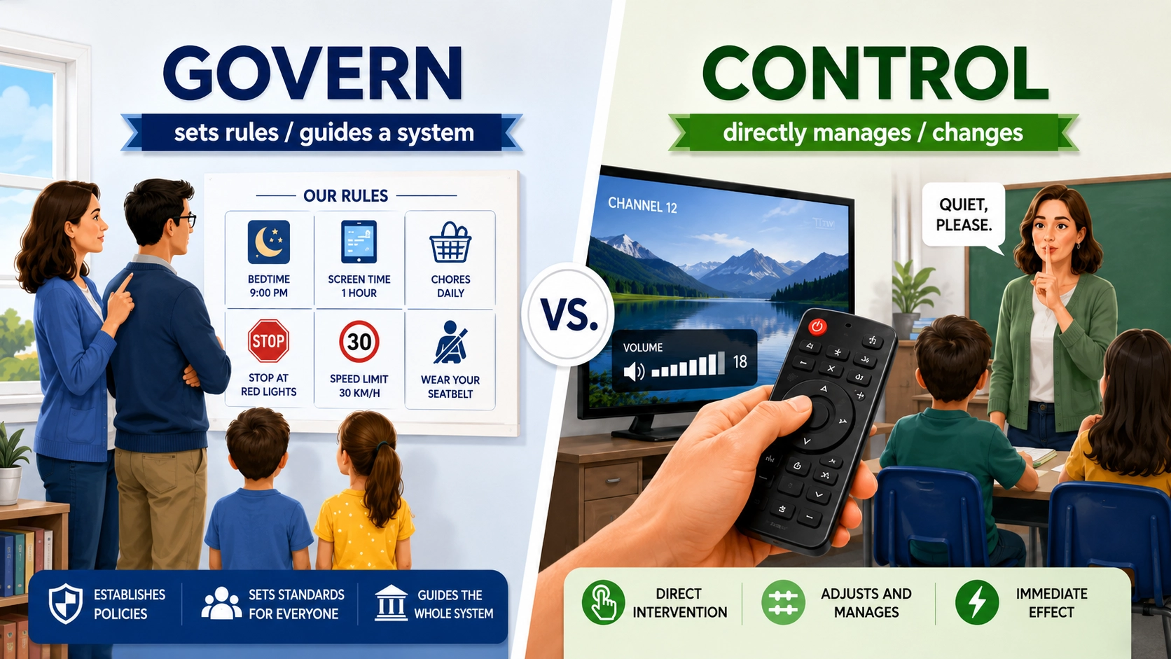 govern과 control 차이 — 헷갈리는 영어 동사 완벽 구분